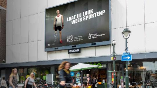 outdoor billboard gehandicaptenfonds