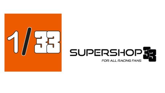 Logo's van twee andere merken van Anand Roy Cats uit Brummen: Supershop 33 en 1/33