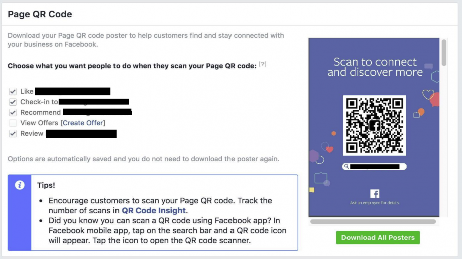 Facebook komt met QR-codes!