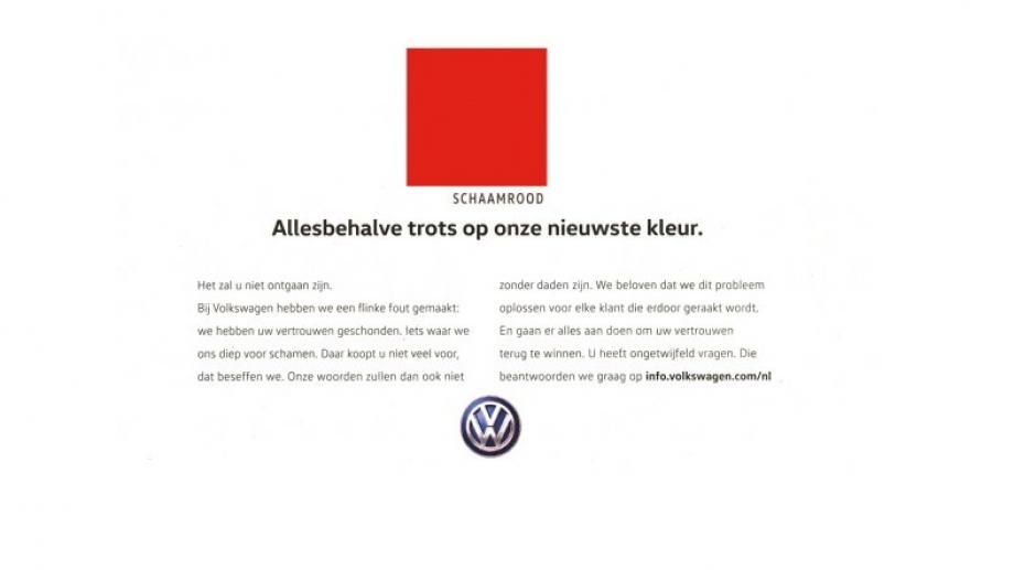 'Schaamrood'-advertentie VW