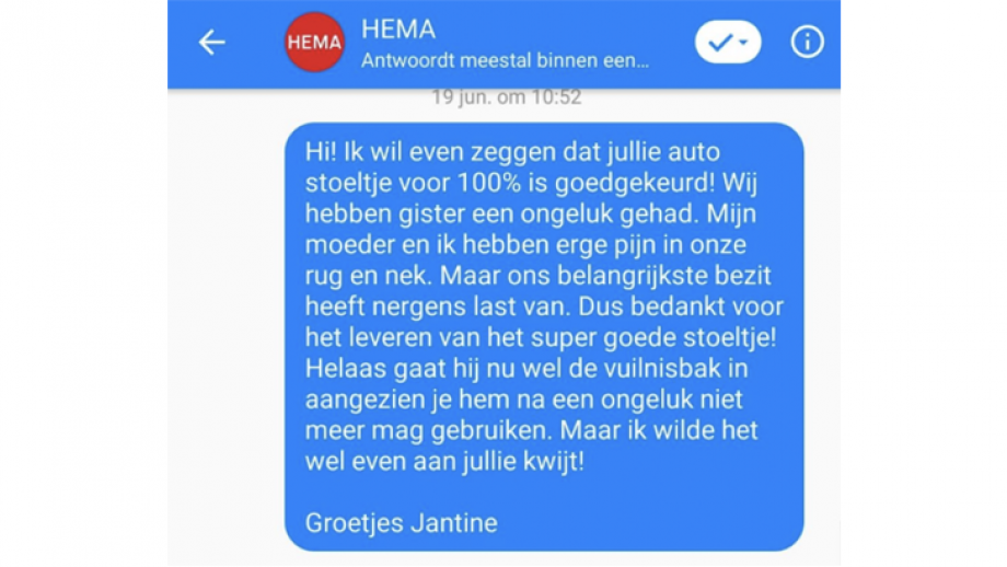 Hema bericht
