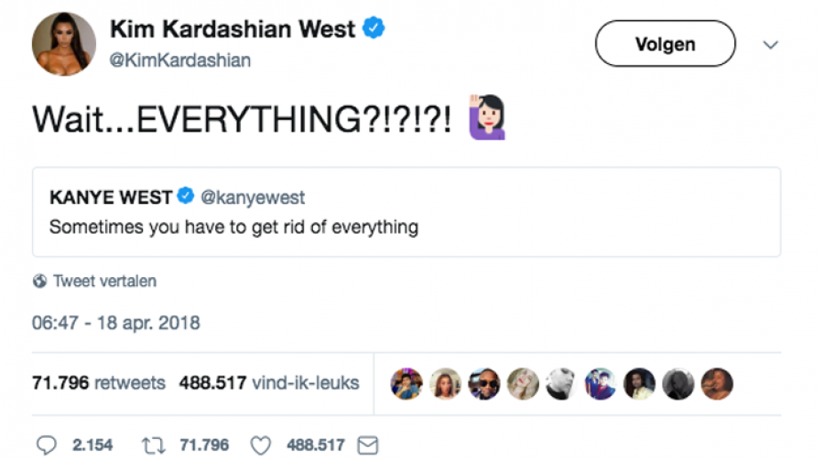 Tweet Kim Kardashian