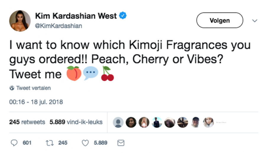 tweet Kim Kardashian