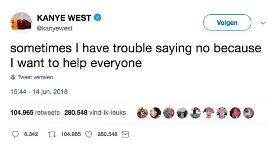 Tweet Kayne West