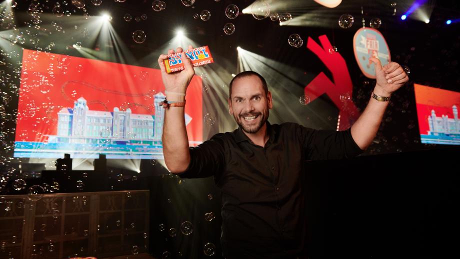 Een blije Henk Jan Beltman van Tony's