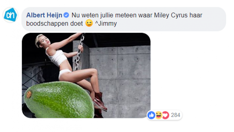 Reactie Albert Heijn