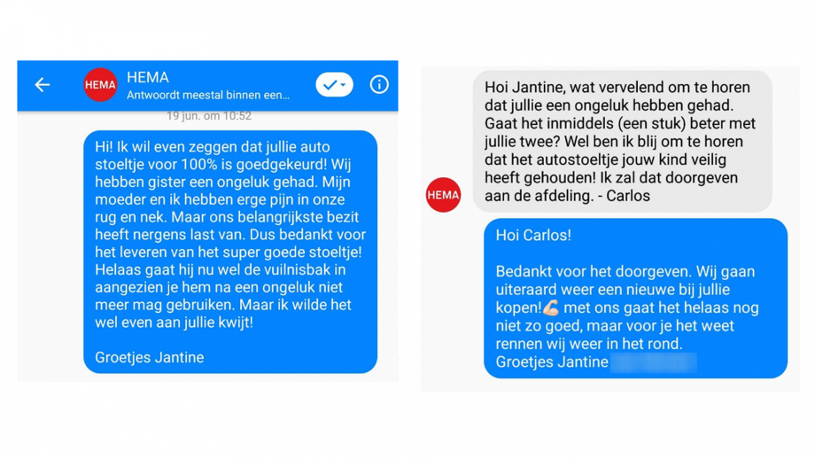 Hema gesprek