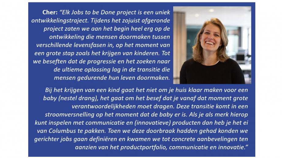 Cher Pietersz over Jobs to be Done