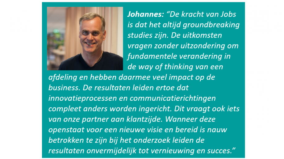 Johannes Hartmann over Jobs to be Done