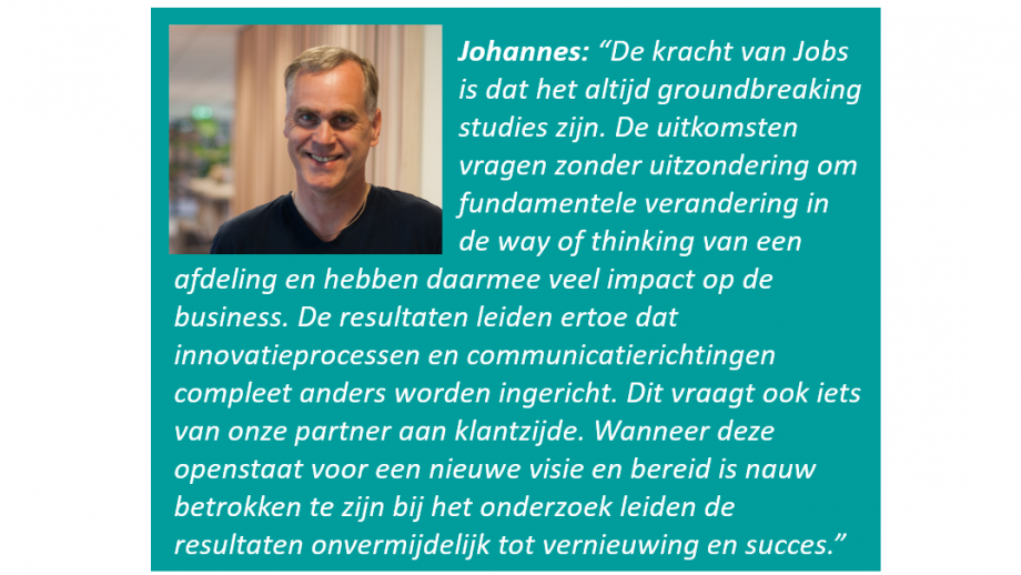 Johannes Hartmann over Jobs to be Done 