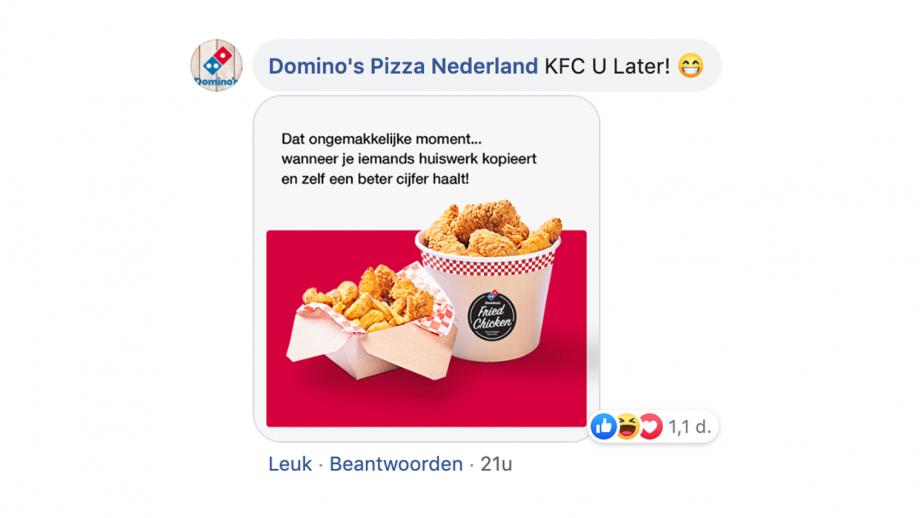 Reactie Domino