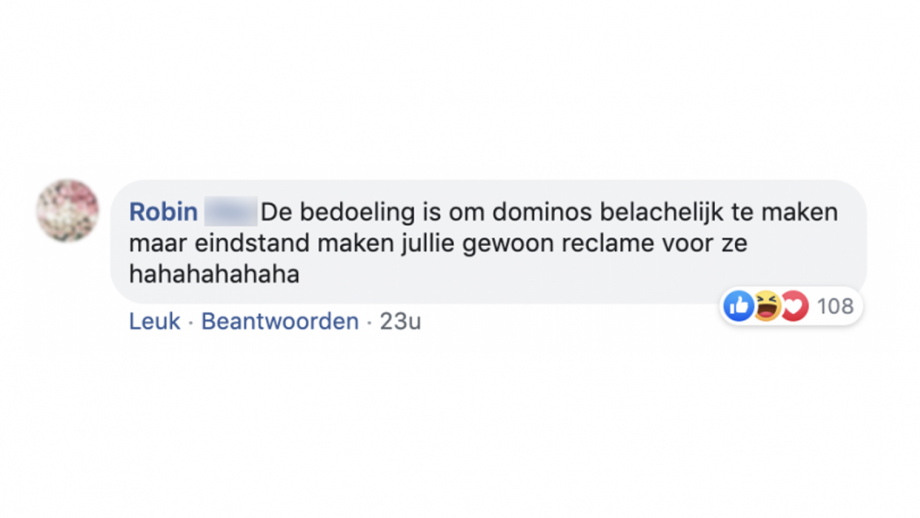 Reactie Robin