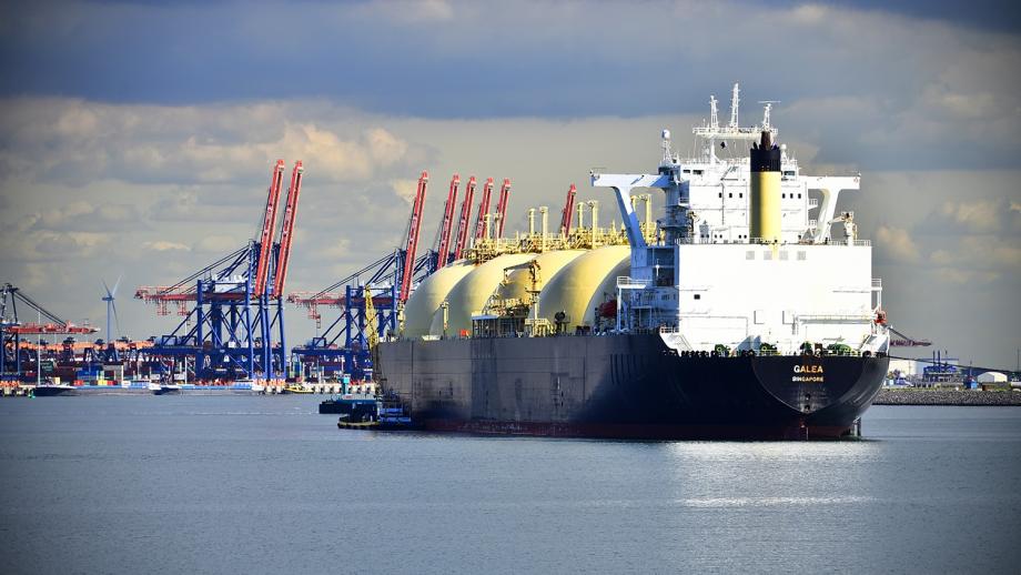 Een LNG-tanker 