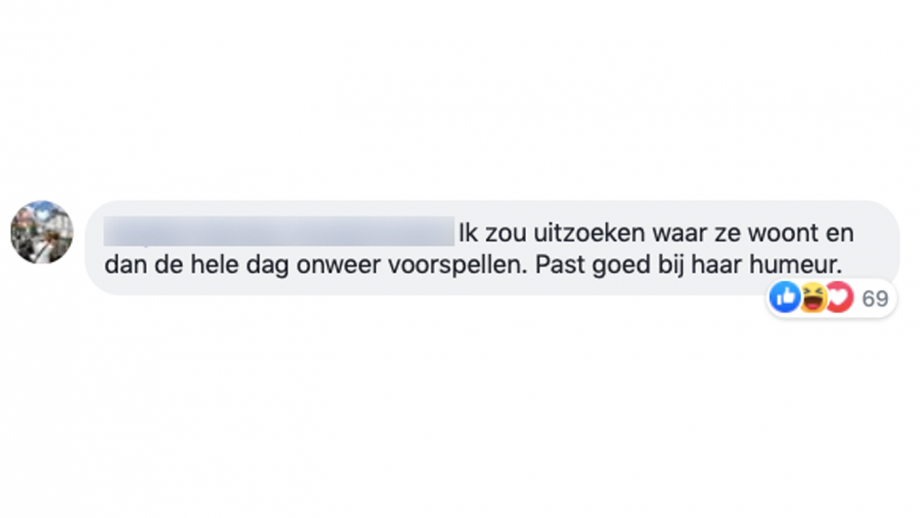 FB reactie