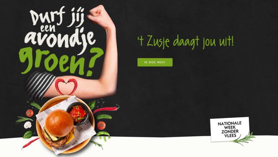 Restaurantketen 't Zusje biedt een geheel vegetarisch menu aan.