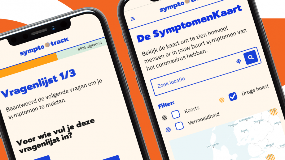 SymptoTrack-app door Greenberry, HIKE Digital & Forest en Adrian Dongus.