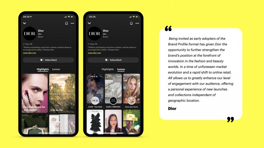 Snapchat test bedrijfsprofielen op het platform