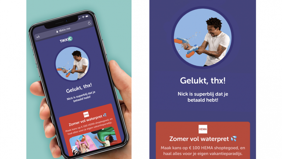 Hema voert als eerste merk campagne binnen de Tikkie app