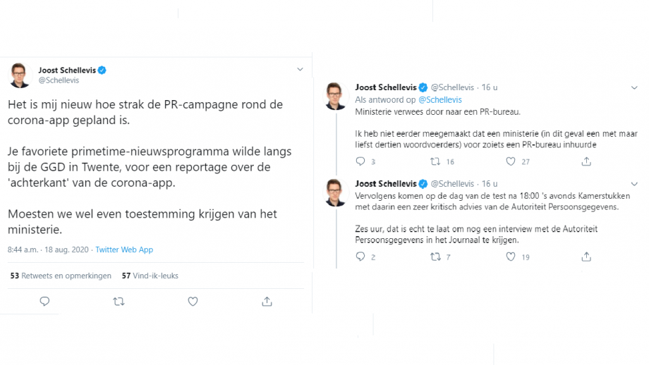 Tweets Joost Schellevis