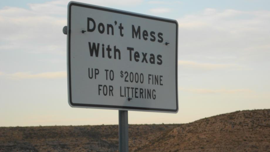 Don’t mess with Texas