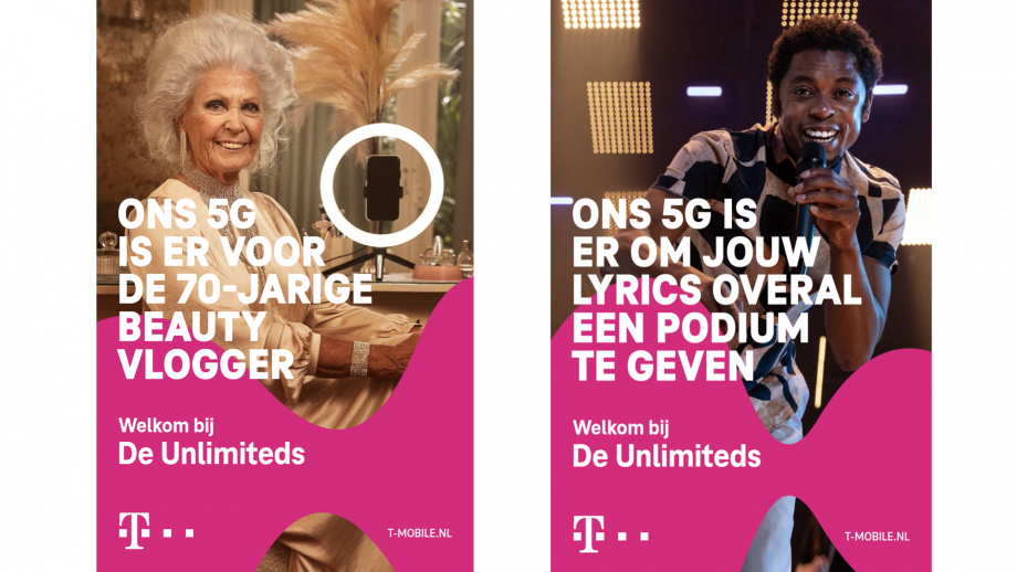 T-mobile presenteert nieuwe huisstijl in campagne voor 5G