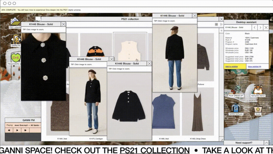 Retro microsite