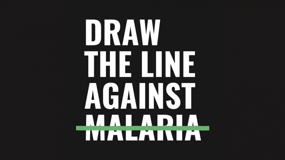 Malaria No More lanceert internationale campagne 'Draw the line against malaria'