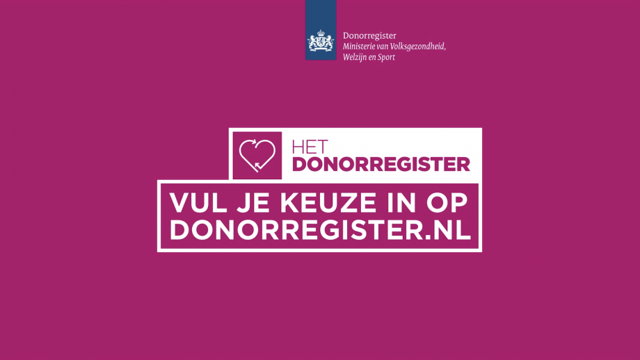 Nieuwe campagne Donorregister: 'Geef duidelijkheid aan je nabestaanden'