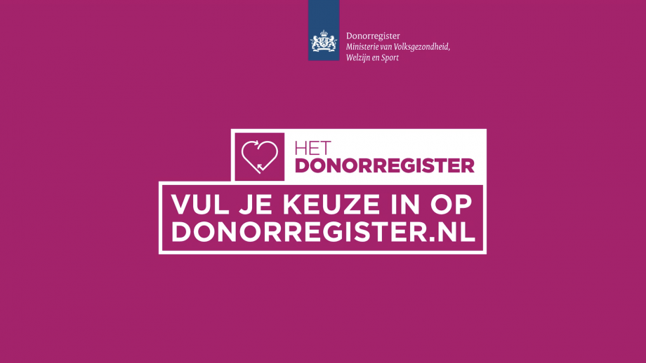 Nieuwe campagne Donorregister: 'Geef duidelijkheid aan je nabestaanden'