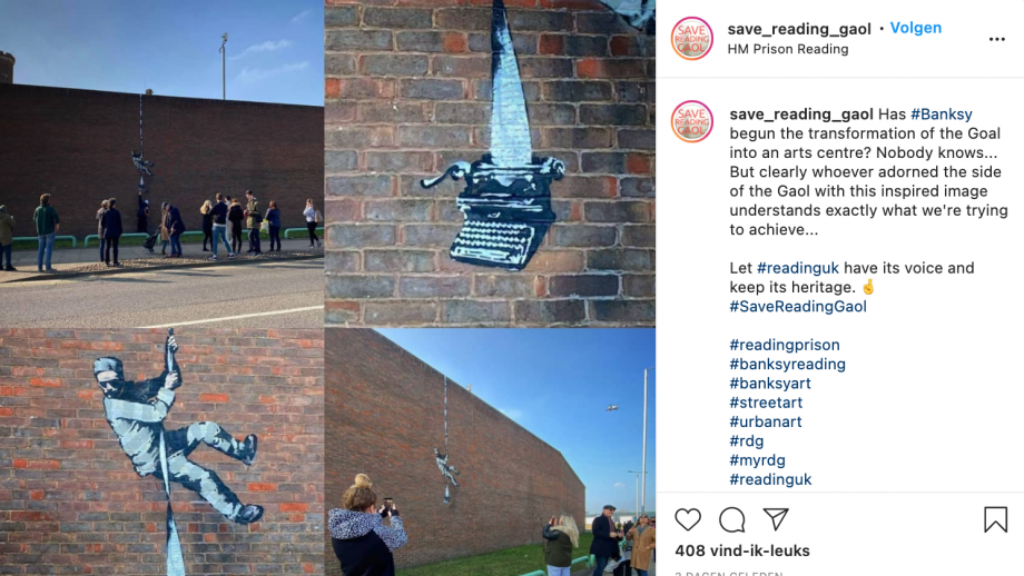 Save Reading Gaol Instagram