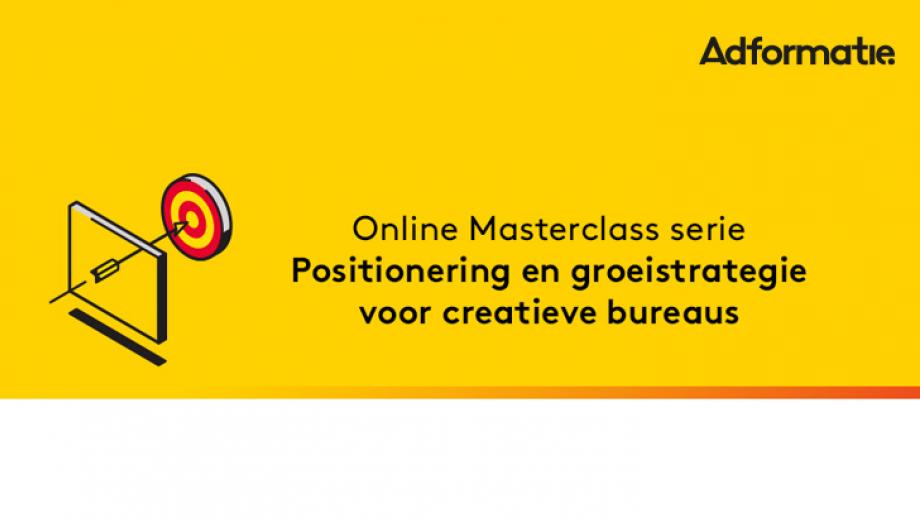 Masterclass Positionering en groeistrategie voor creatieve bureaus