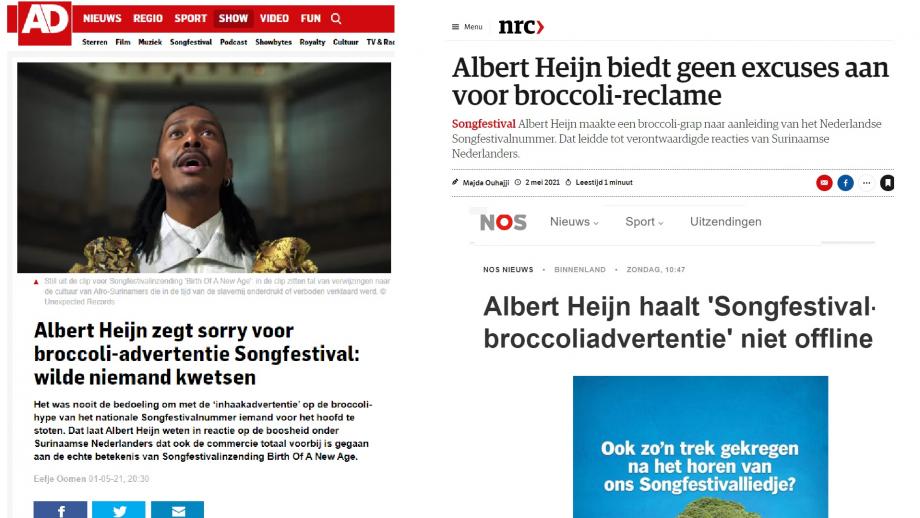 de stukken van AD, NRC en NOS