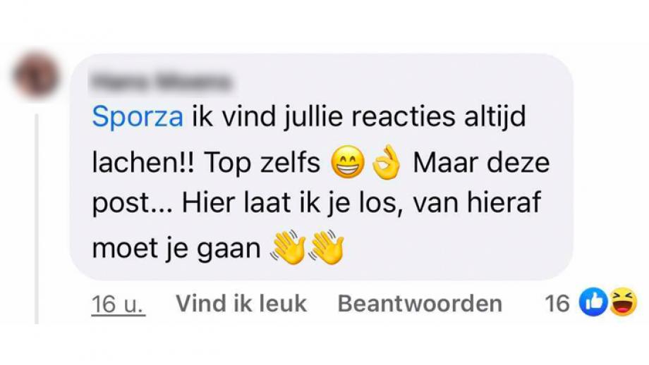 Vind jullie reacties altijd lachen. Top zelfs. Maar deze post... hier laat ik je los, van hieraf moet je gaan