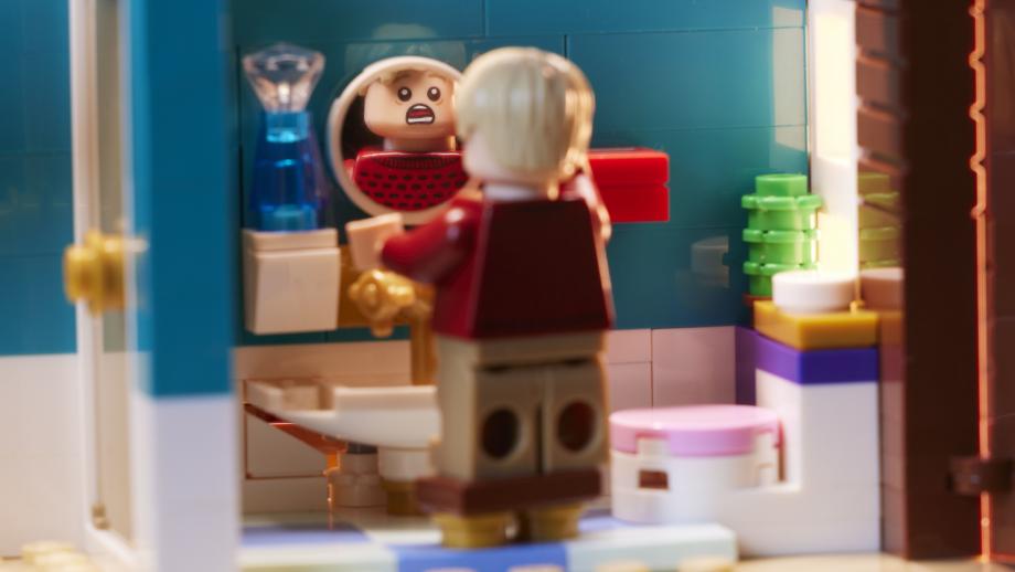 Lego poppetje in spiegel