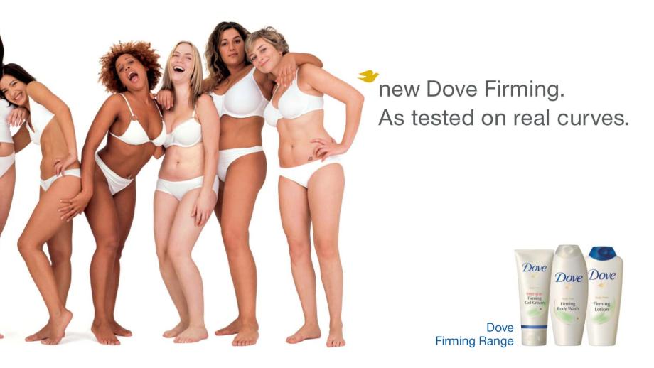 Unilever-campagne voor Dove  