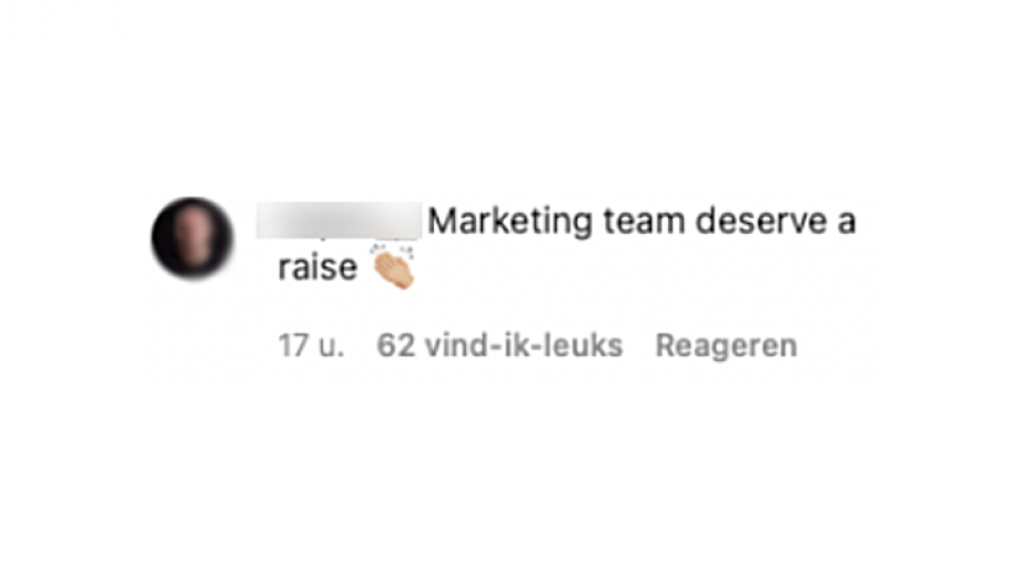 Marketing team deserve a raise