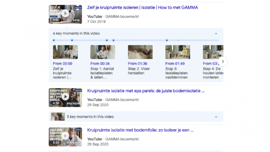 GAMMA YouTube Google
