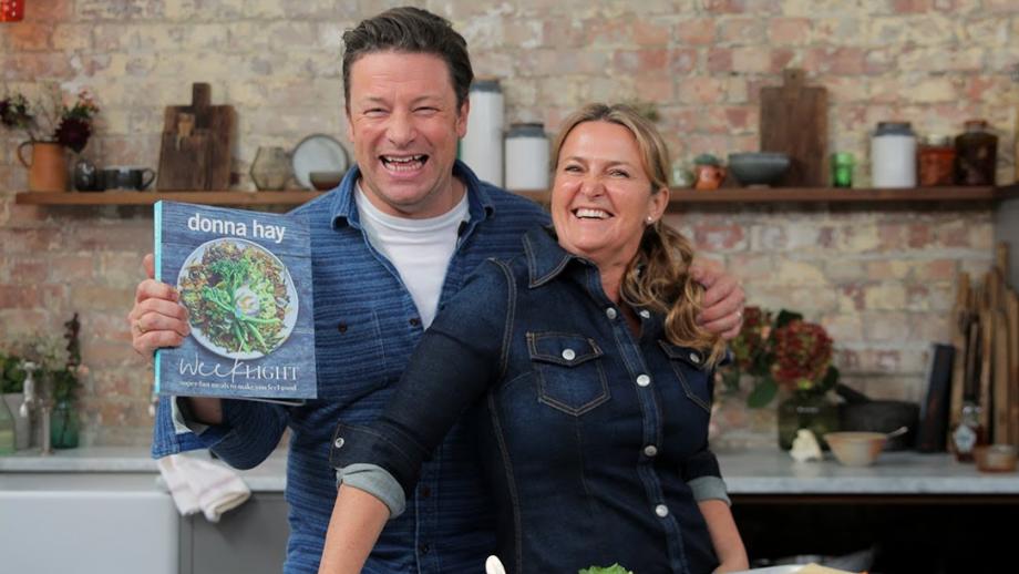 Donna Hay met Jamie Oliver