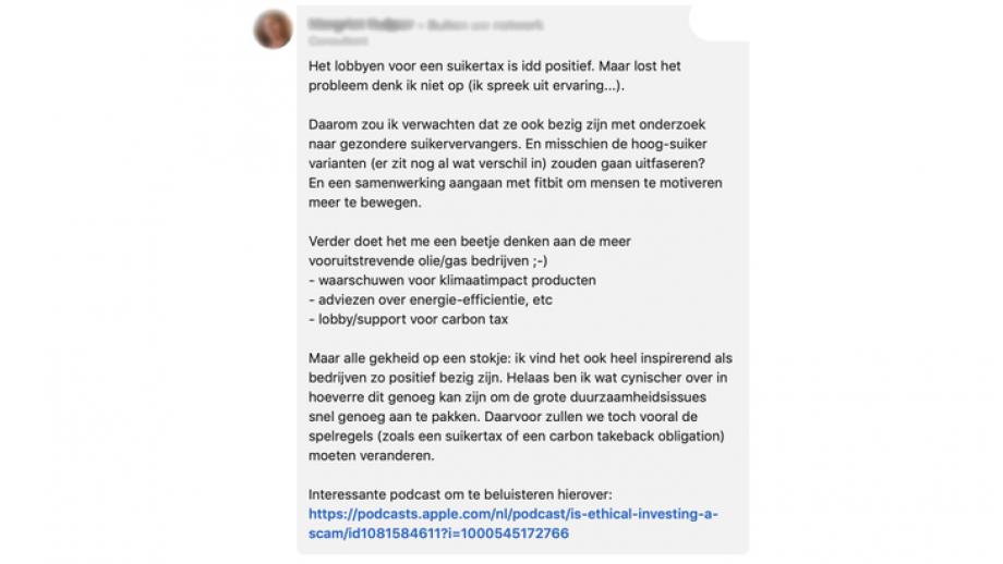 In de reacties geven mensen tips voor een goede aanvulling van Tony’s bericht.