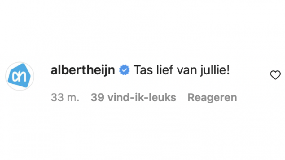 Tas lief van jullie - Albert Heijn