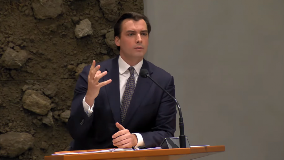 Thierry Baudet tijdens het Kamerdebat over oorlog in Oekraine