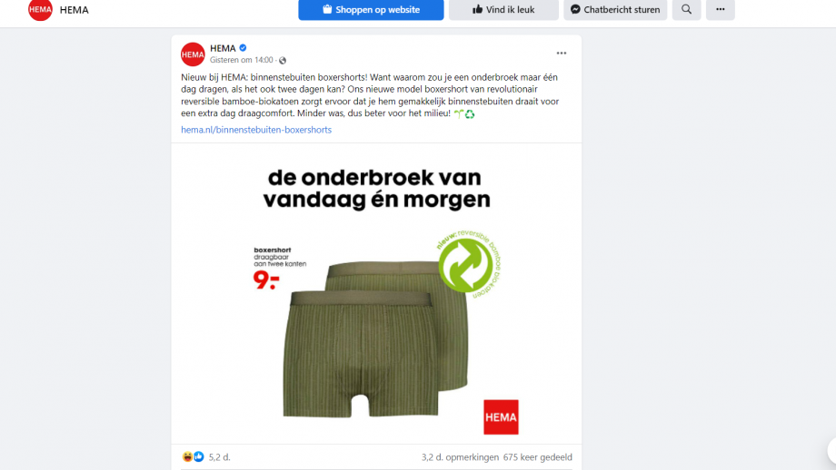 Hema 1 april
