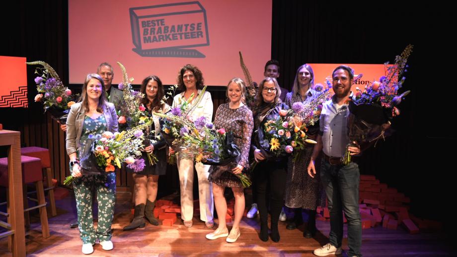 Alle finalisten van de drie categorieën voor de Beste Brabantse Marketeer