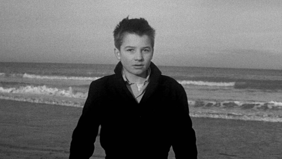 Jean-Pierre Léaud als Antoine Doinel in The 400 Blows (Les Quatre Cents Coups)  uit 1959