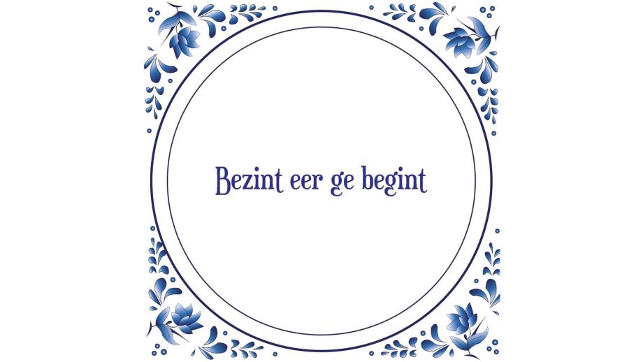 Het tegeltje