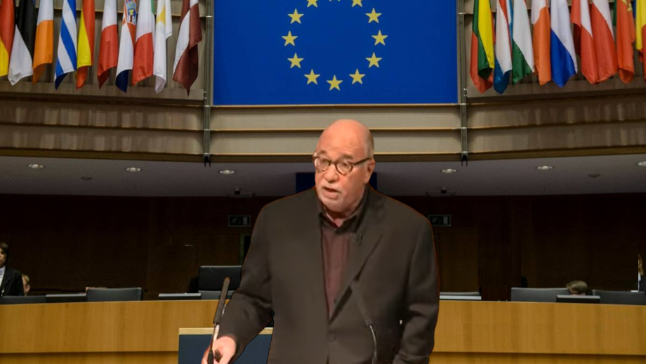 Bob Hoffman en het Europees Parlement, fotobewerking
