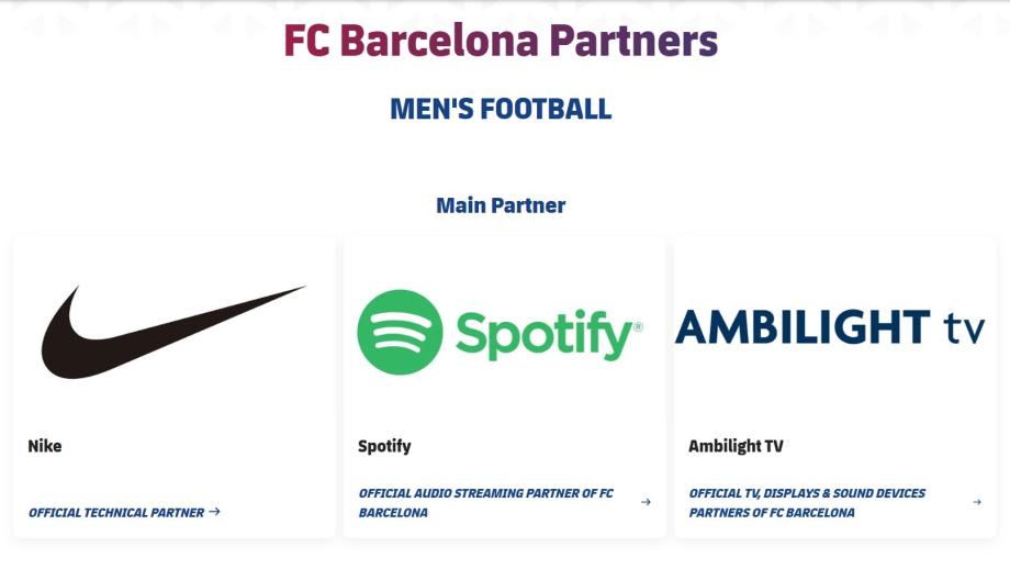 FC Barcelona sponsors
