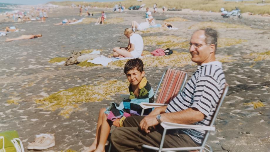 Roby en zijn vader Hormis Goriel Hormis