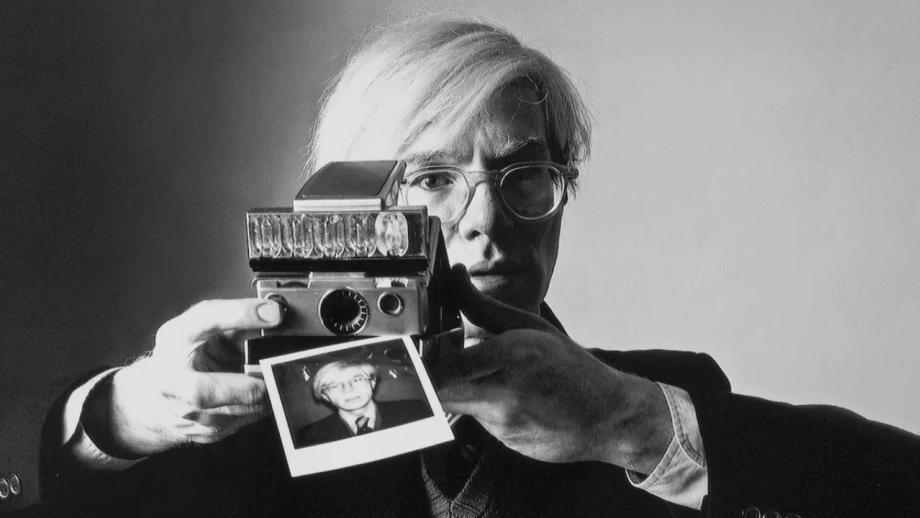 Andy Warhol en z'n Polaroid camera