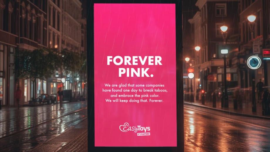 EasyToys is 'forever pink'